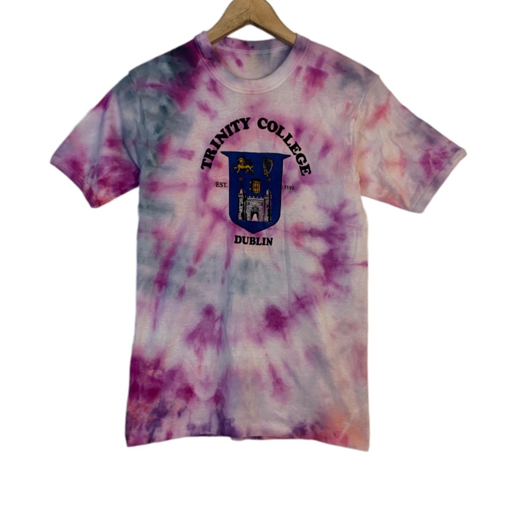 Vintage Trinity College Dublin Tie Dye Shirt